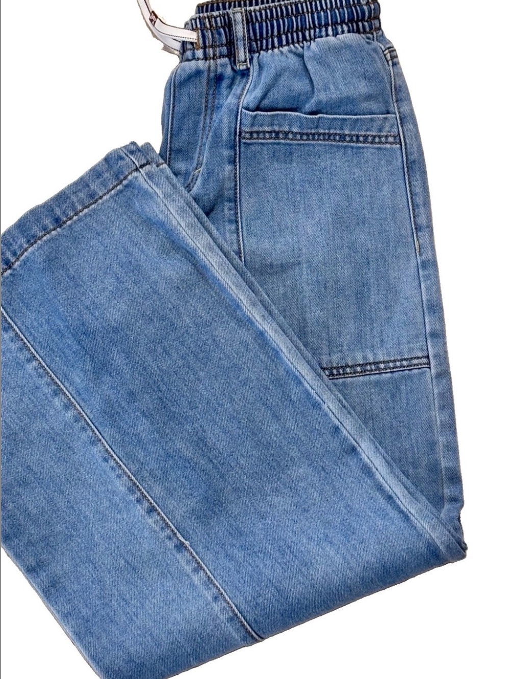 Levi’s High Rise Baggy Pull On Wide Leg Big Girls Large ( 12-14) EUC - Picture 5 of 13
